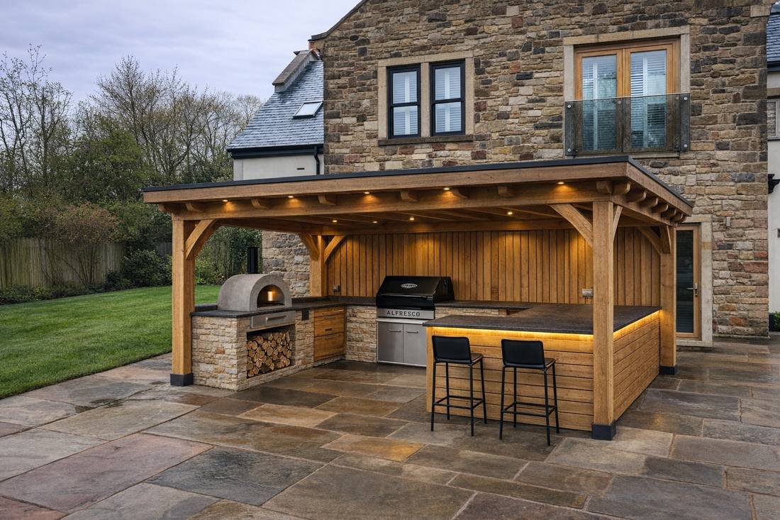 Bespoke oak structure