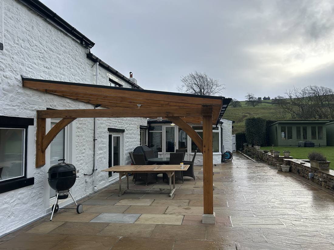 Oak Veranda — Rear View