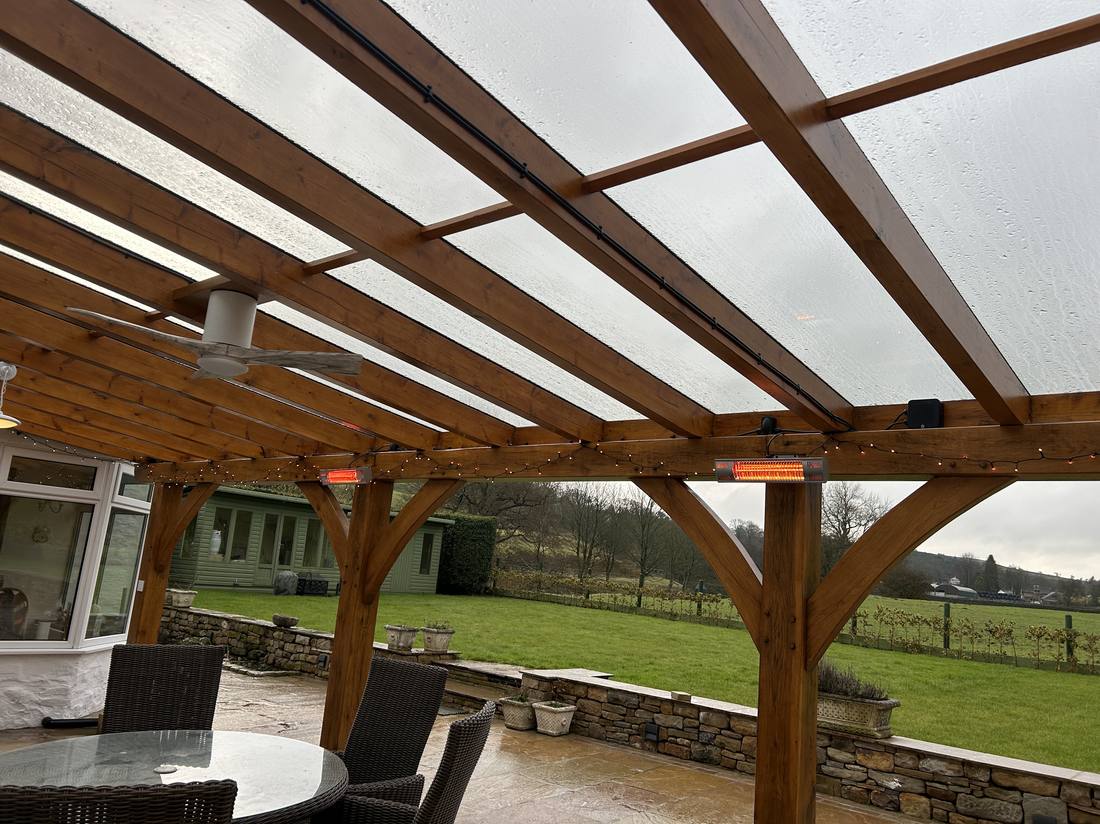 Oak Veranda — Corner Detail